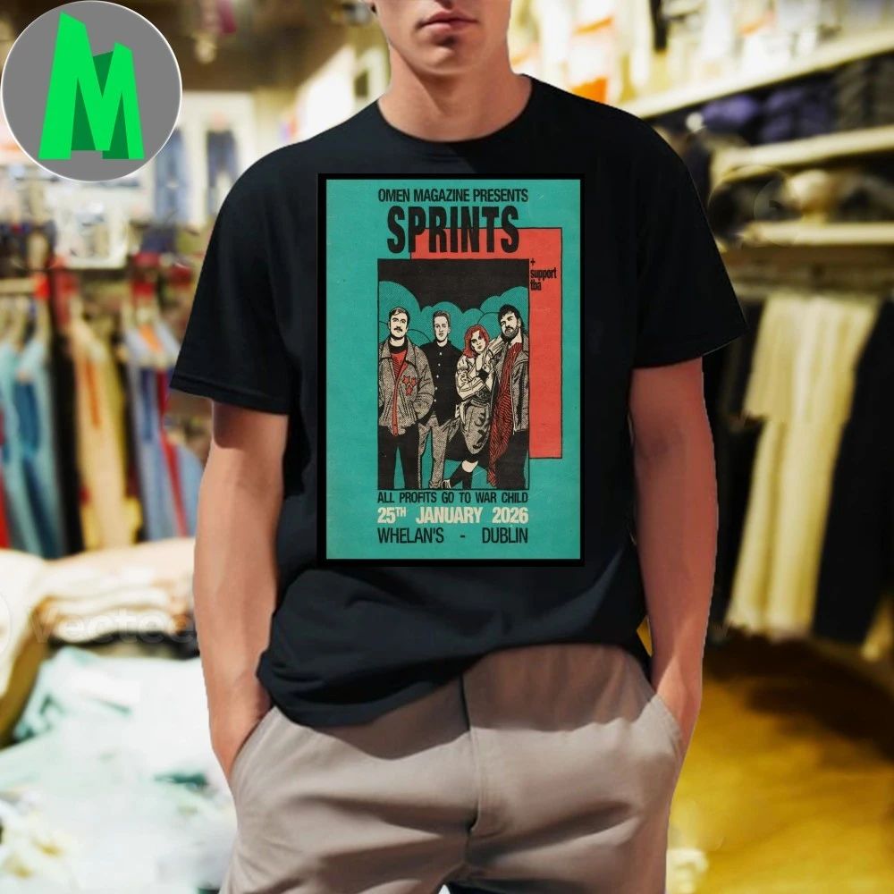 Sprints Whelan’s In Dublin Ireland January 25 2026 Poster T-Shirt