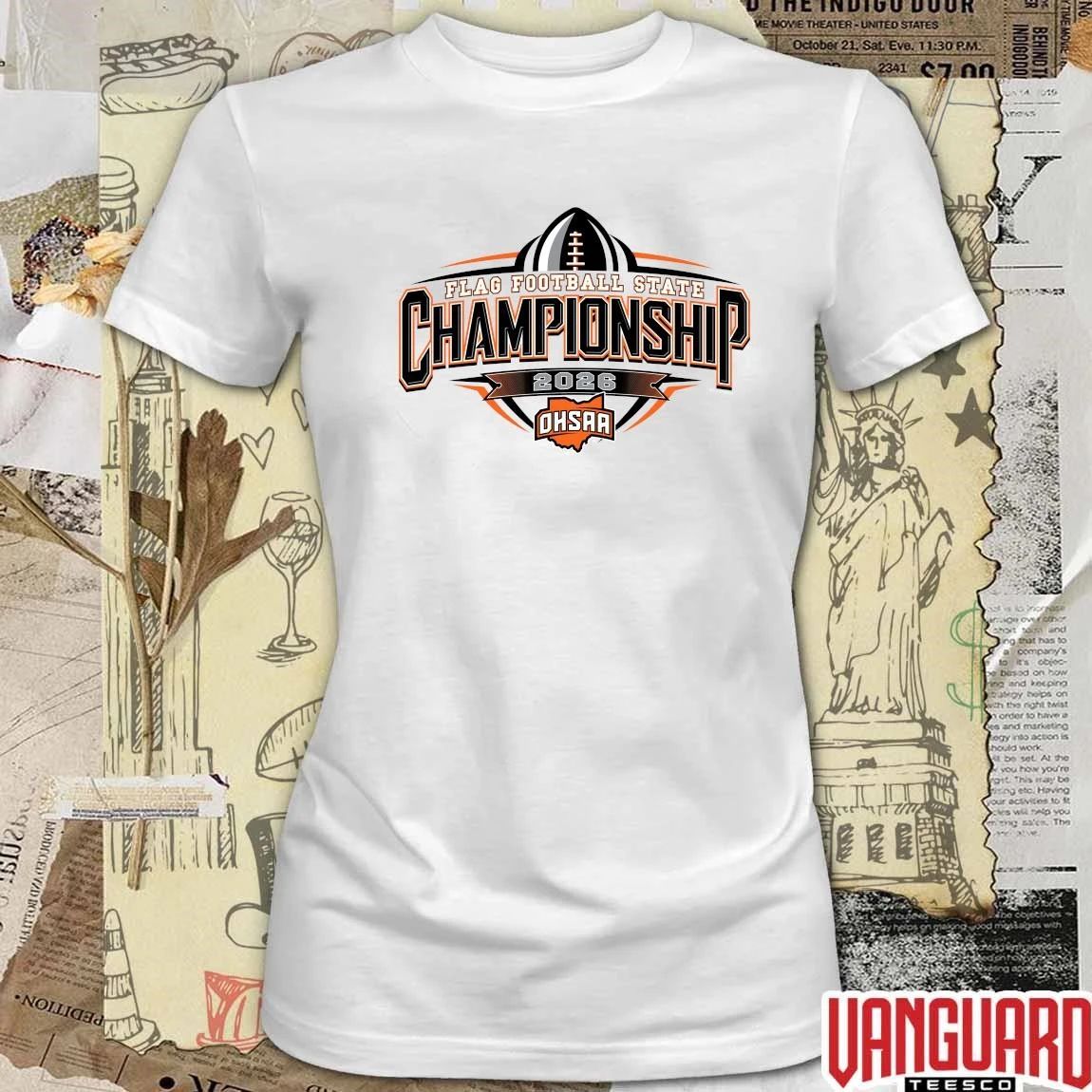 2026 OHSAA Pop-Up Shop Tee Football State Championship Logo t-shirt