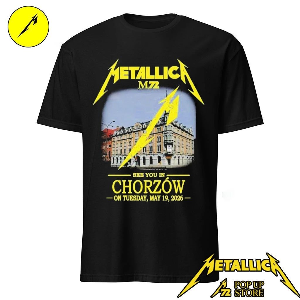 Metallica M72 Chorzow Exclusive Tee See You In Chorzow On Tuesday May 19 2026 Shirt