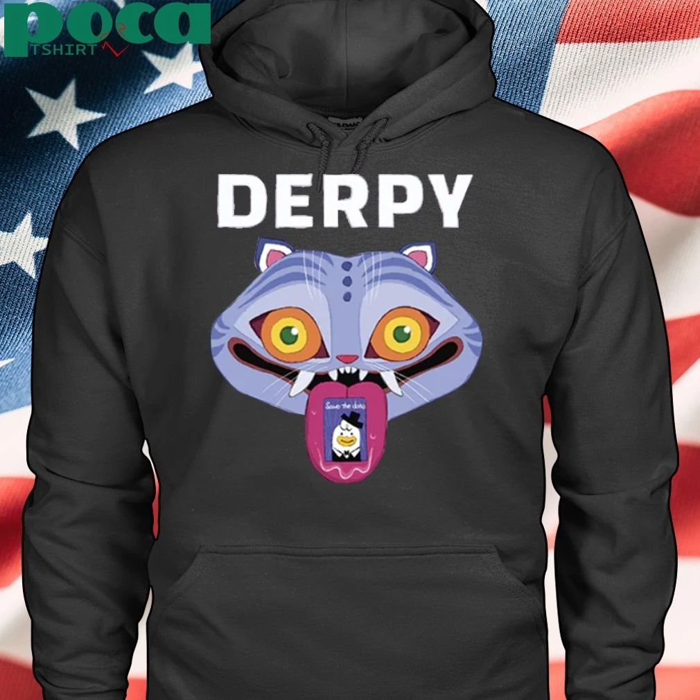 Kpop Demon Hunters Derpy Tiger Tie Dye T-shirt