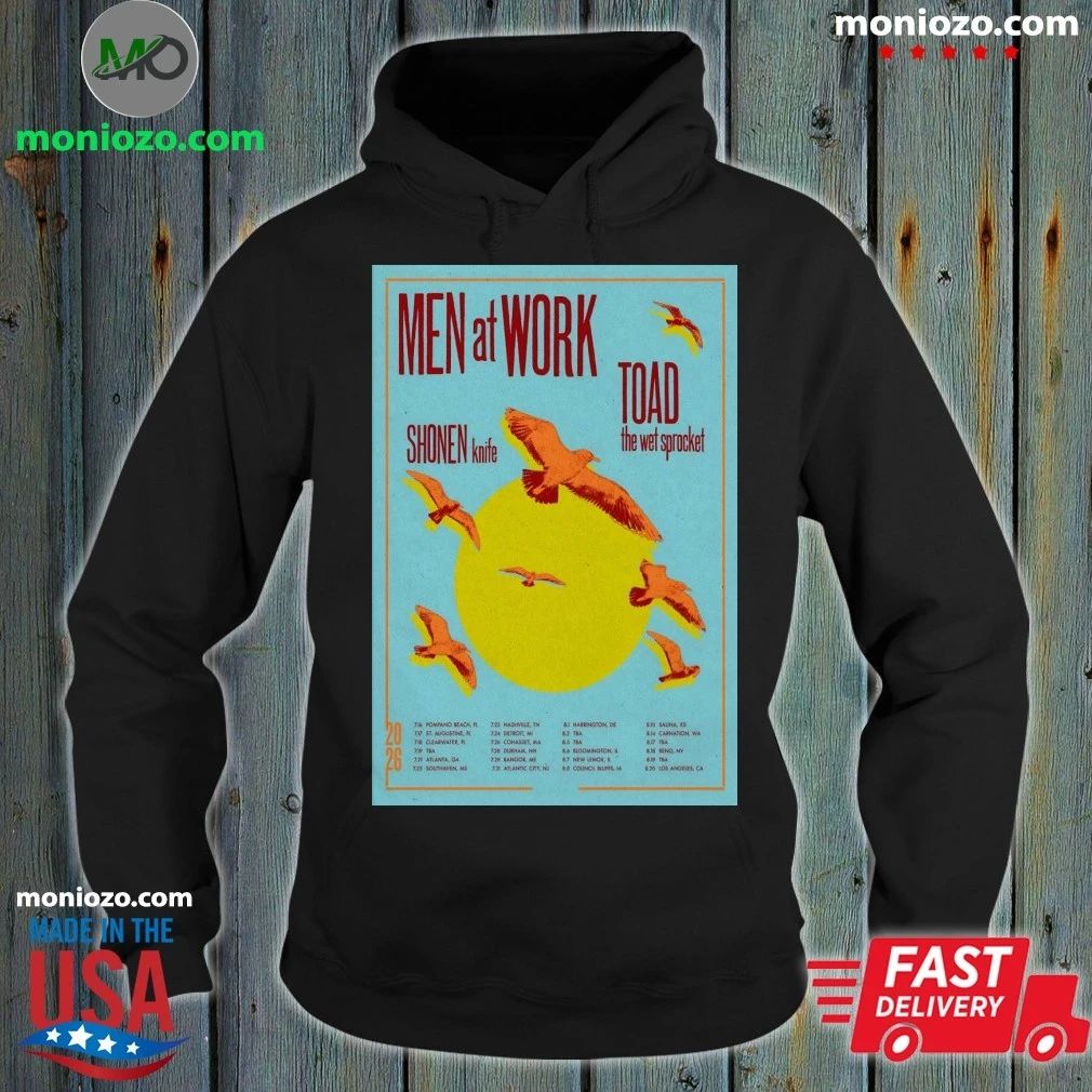 Original Men At Work Summer 2026 Shows Poster Shirt