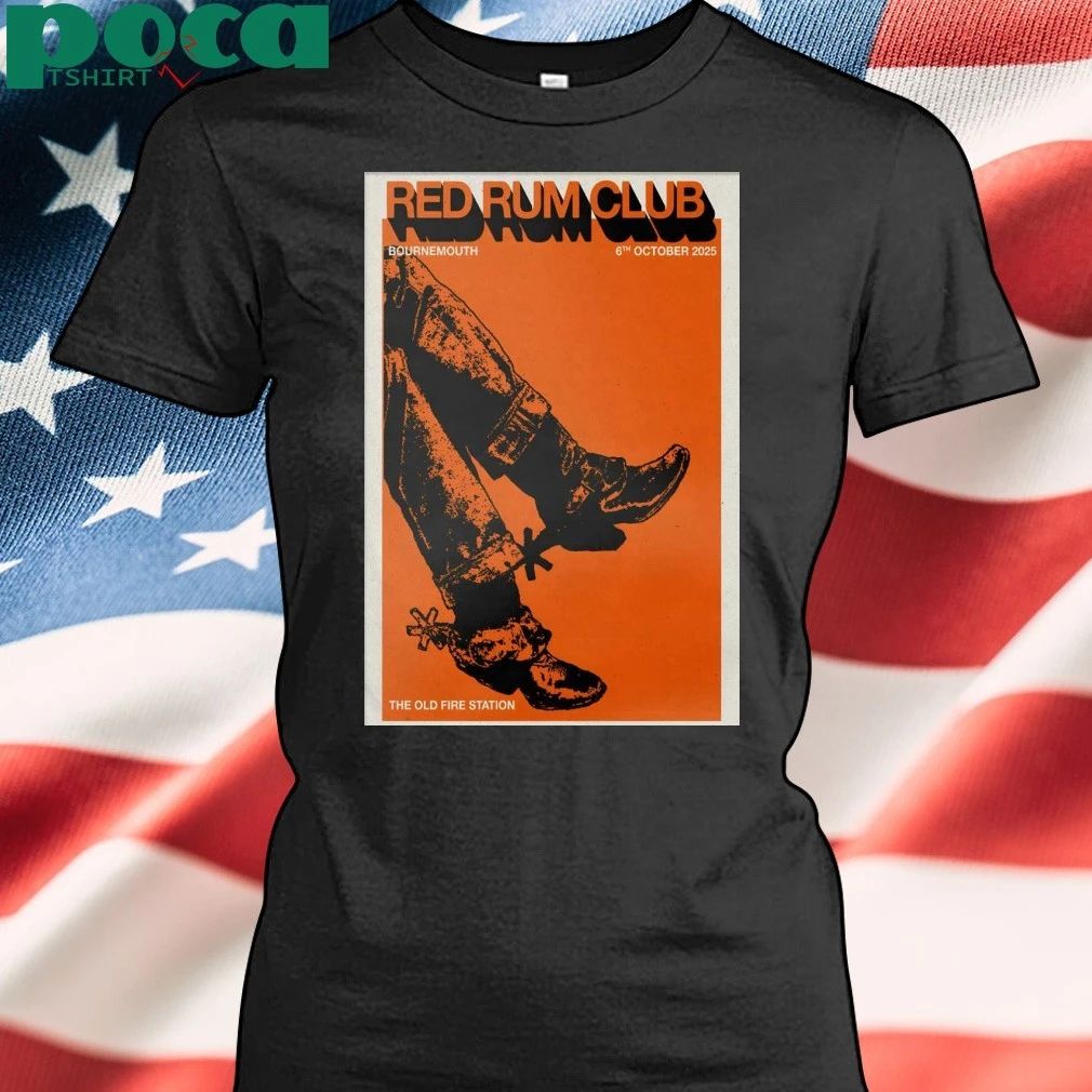 Red Rum Club Old Fire Station in Bournemouth UK October 6 2025 Poster T-shirt