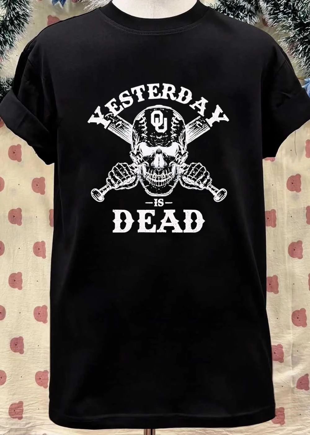 Yesterday Is Dead Oklahoma Sooners Skull shirt