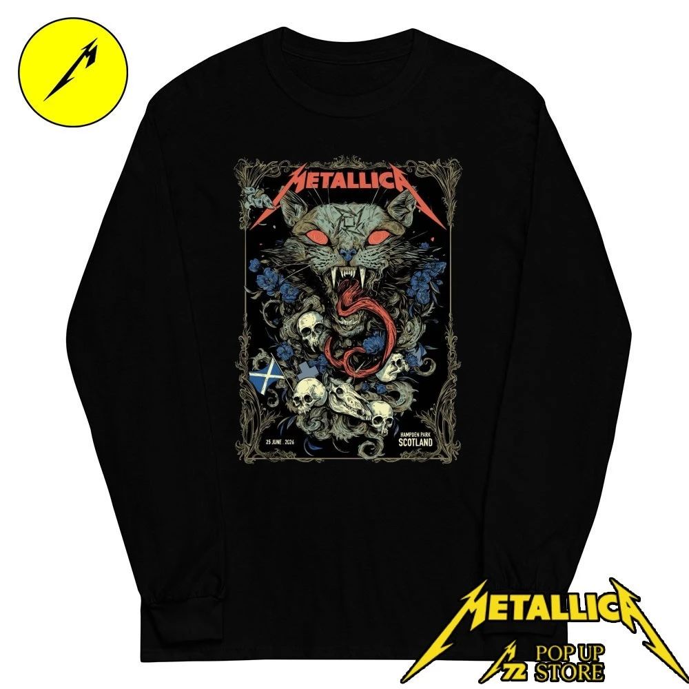 Metallica Glasgow June 25, 2026 Art by Michelle KamMei Harvey T-Shirt