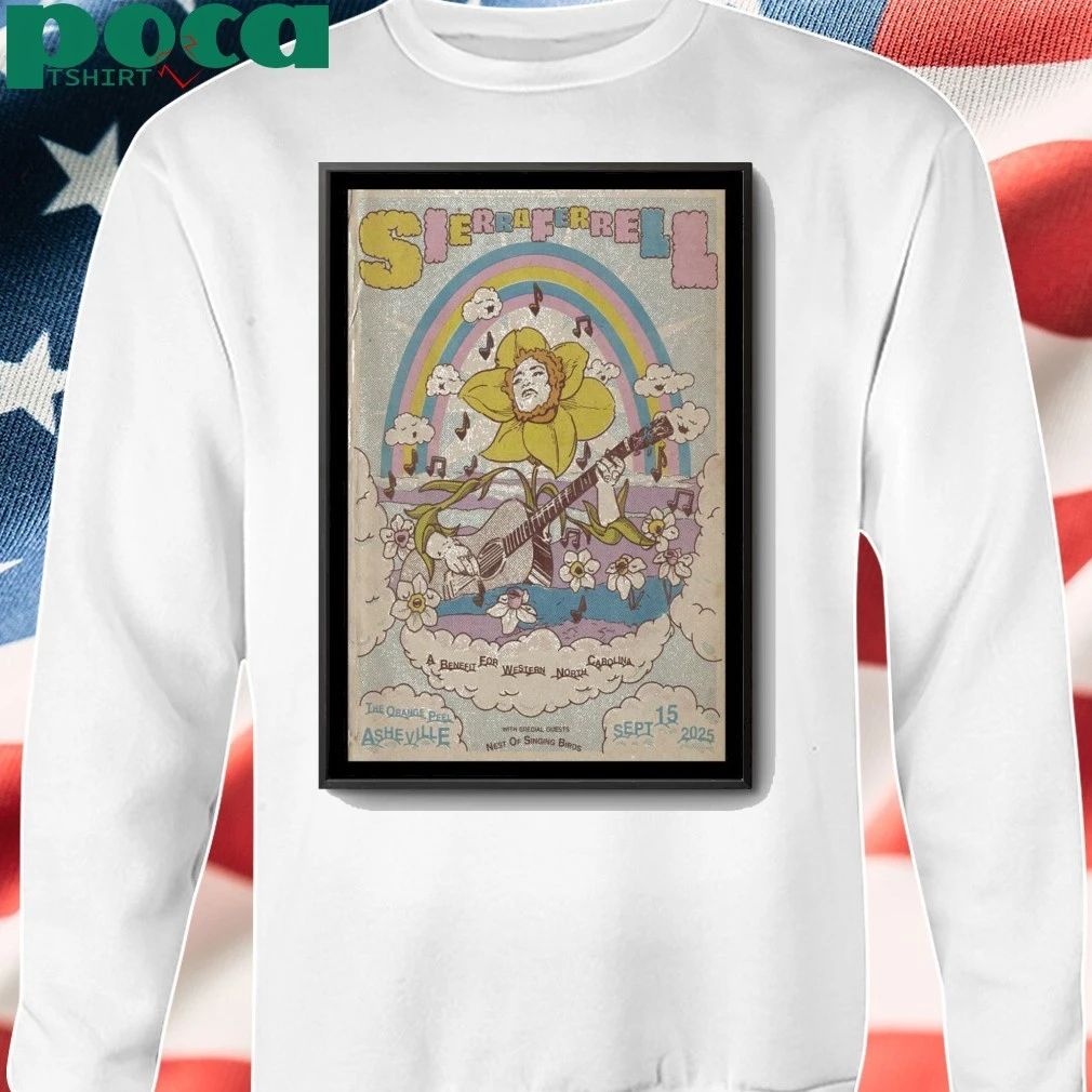 Funny Sierra Ferrell Event Asheville, NC 09.15.2025 Poster shirt