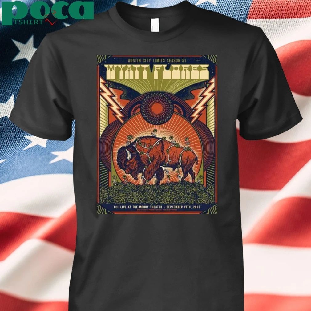 Wyatt Flores Austin City Limits Season 51 ACL Live At The Moody Theater On September 19 2025 Home Decor Poster T-shirt