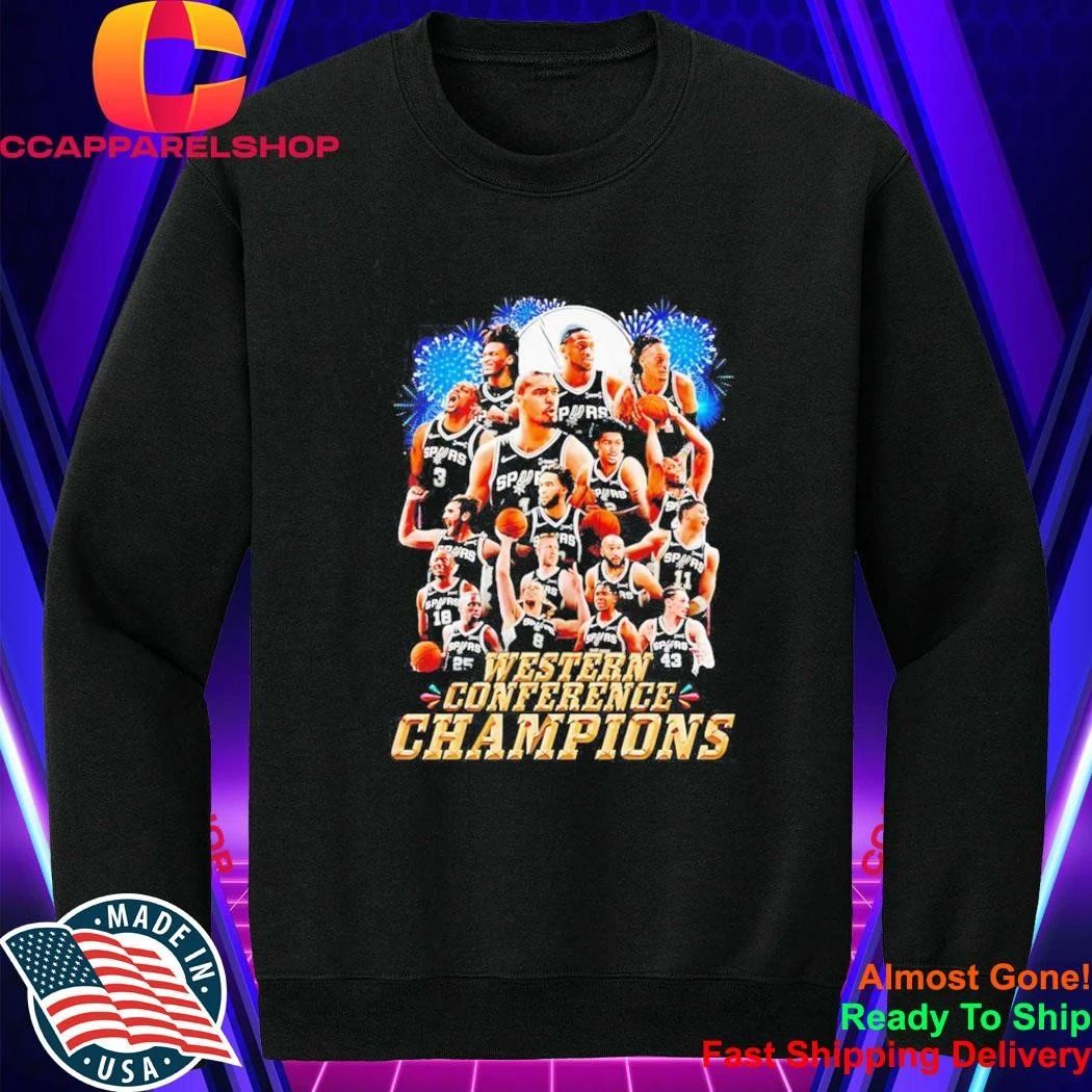 San Antonio Spurs Western Conference Champions Nba Basketball Team Shirt