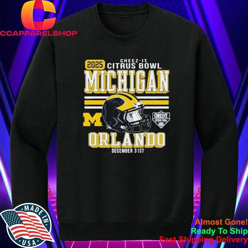 Michigan Wolverines Football Cheez-It Citrus Bowl Shirt