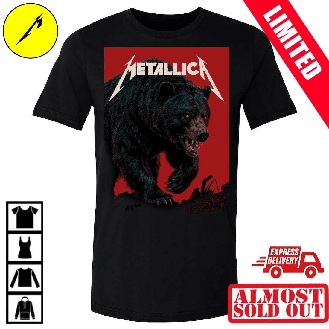 Metallica M72 Berlin 2026 Artist Series T-Shirt Philip Janta