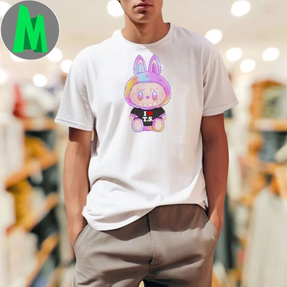 Labubu i love TS showgirl gradient Shirt