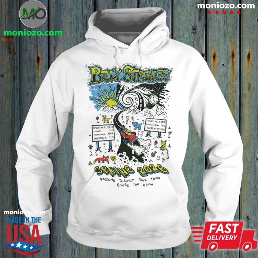 Original Billy Strings Spring Tour 2026 Highway Hypnosis with Dates Shirt – Perfect Gift for Men & Women