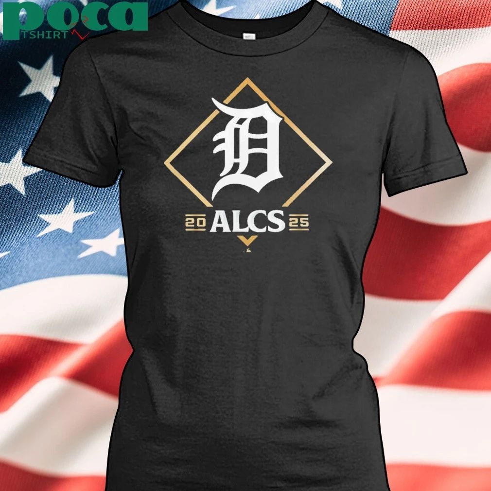 Detroit Tigers 2025 American League Division Series Champions Locker Room T-Shirt