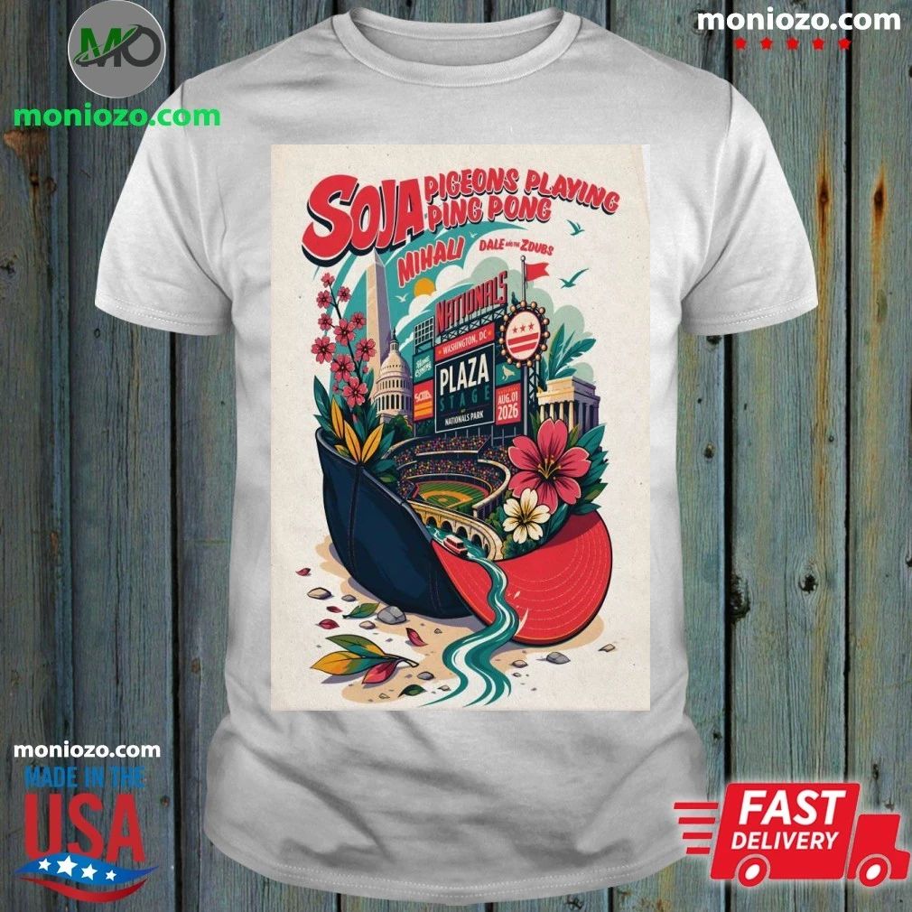Original SOJA 8 1 2026 Washington DC Poster Shirt