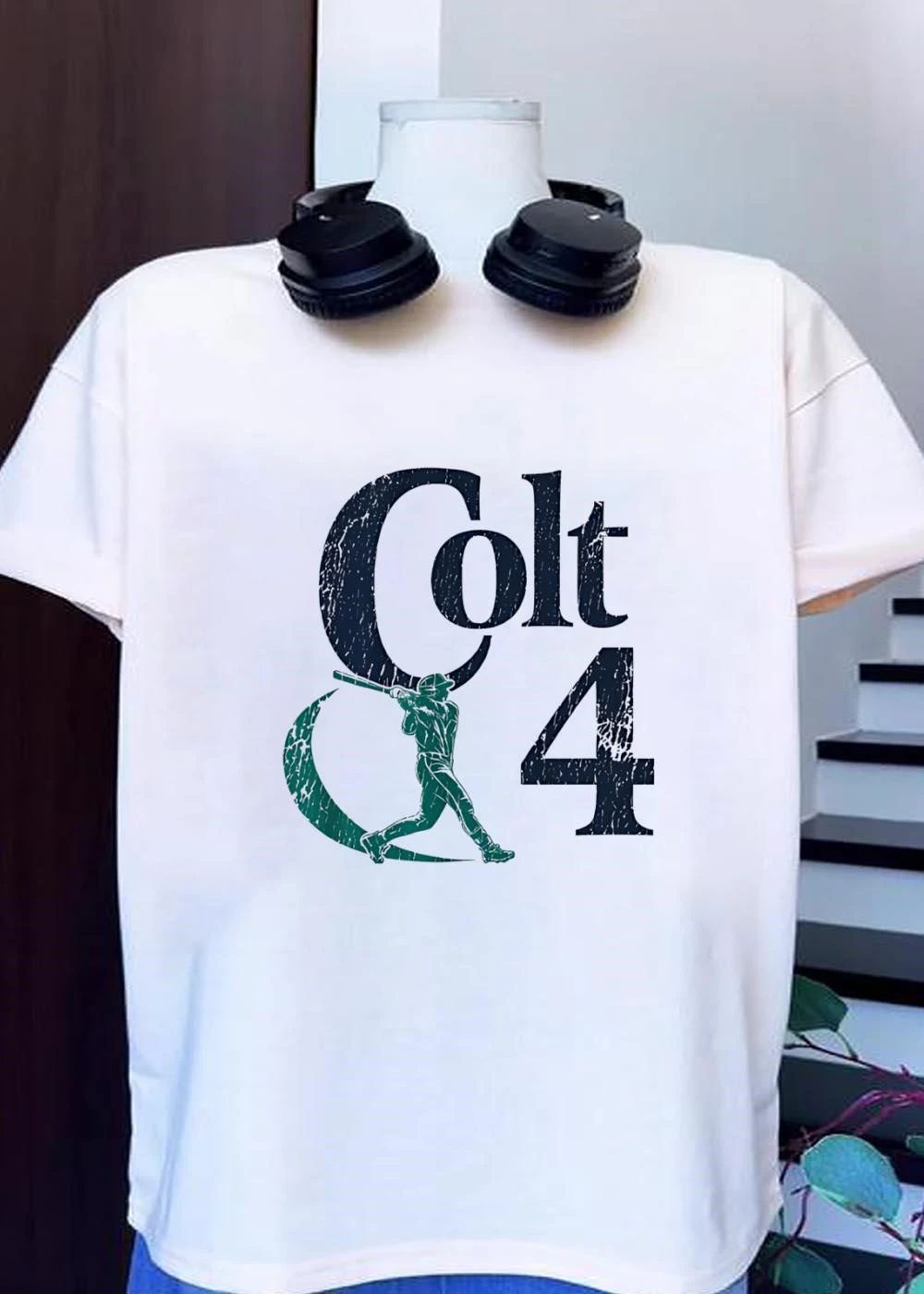 MLBPA Colt 45 Baseball Player Swinging Bat Colt 45 Houston Astros T-Shirt