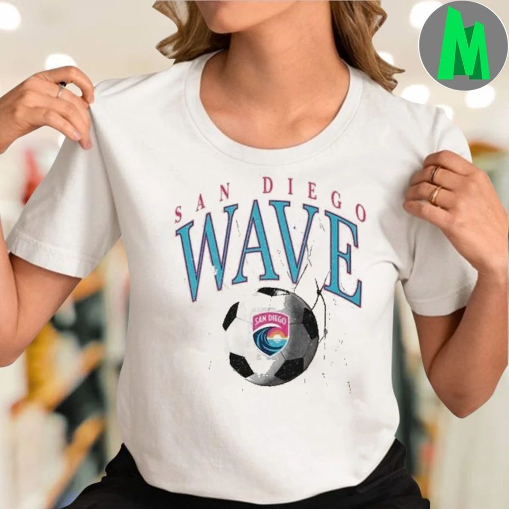 Original NWSL San Diego Wave Heavyweight Logo T-Shirt