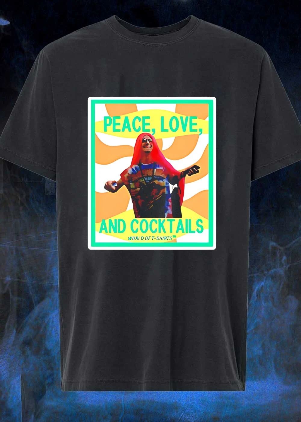 Worldoftshirts Peace Love And Cocktails shirt