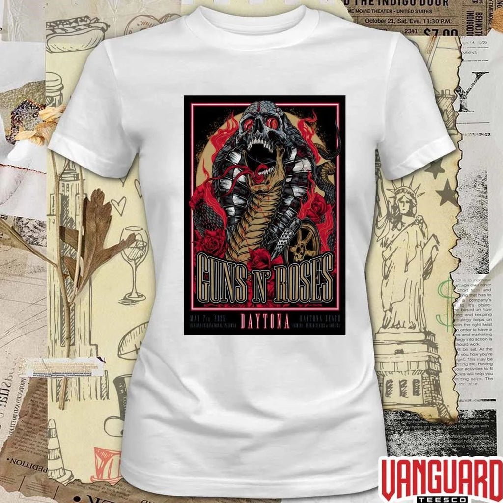 Guns N’ Roses Daytona Beach FL May 7 2026 Welcome to Rockville Poster t-shirt