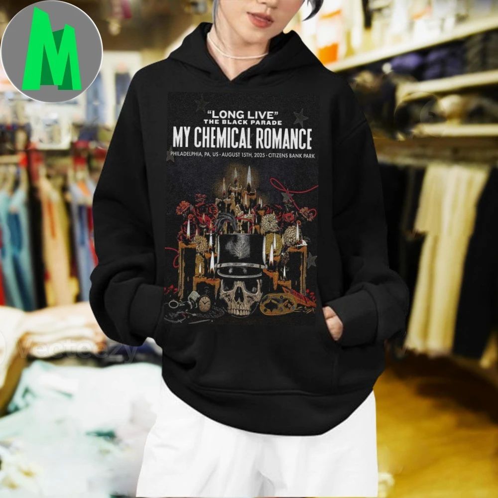 Original Citizens Bank Park 2025 in Philadelphia My Chemical Romance Poster T-Shirt