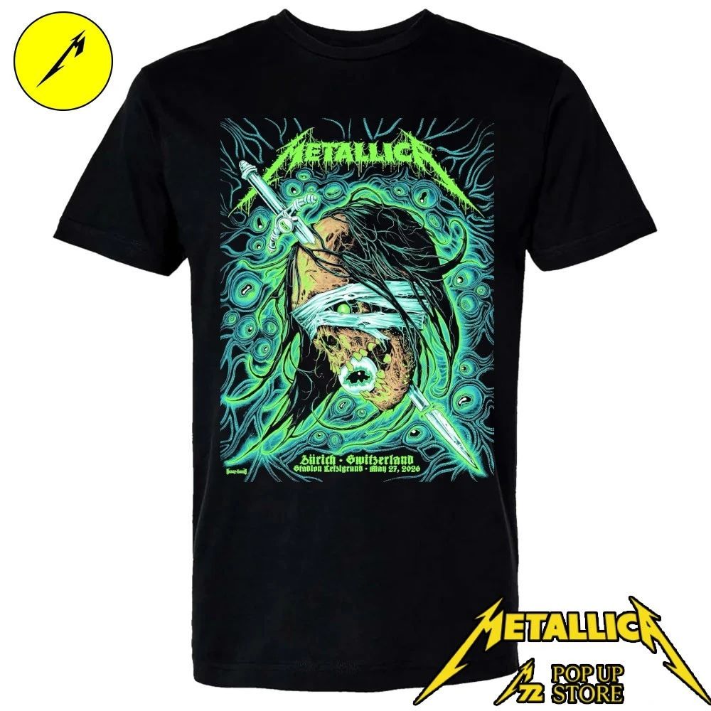 Metallica at Stadion Letzigrund in Zürich, Switzerland, on May 27, 2026 Shirt