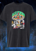 UFC ‘ Alex Pereira Posing with Championship Belt and Flaming Skulls ‘ Alex Pereira Chama ‘ UFC T-Shirt