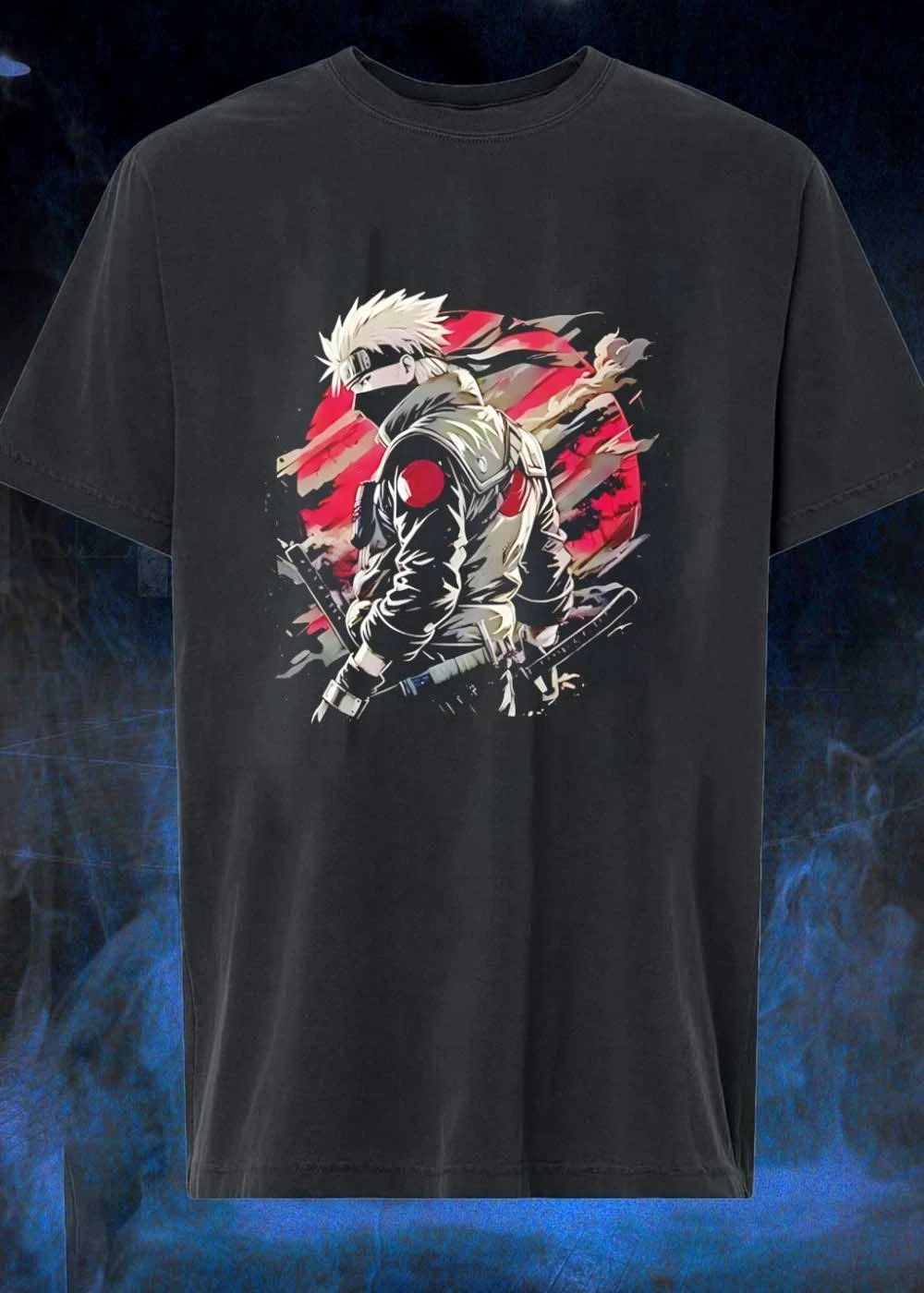 Kakashi Hatake Anime Ninja Warrior Konoha Village T-Shirt