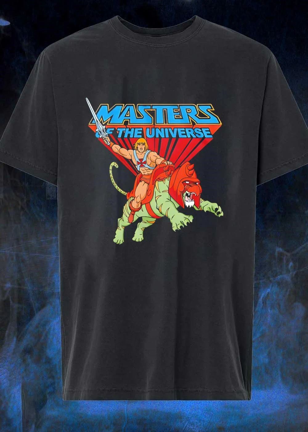 Masters of the Universe He-Man Riding Battle Cat T-Shirt
