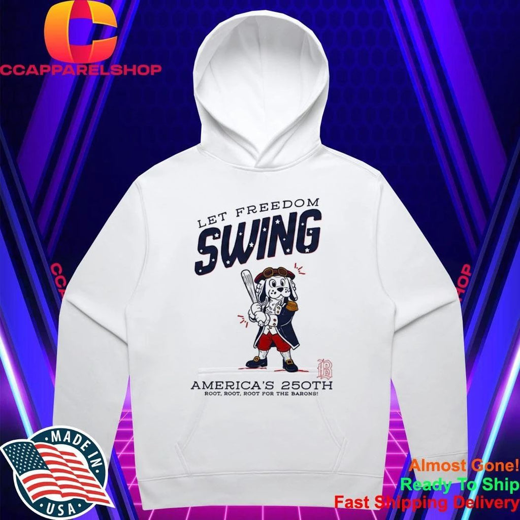 Birmingham Barons Let Freedom Swing America’s 250th Anniversary Celebration Shirt
