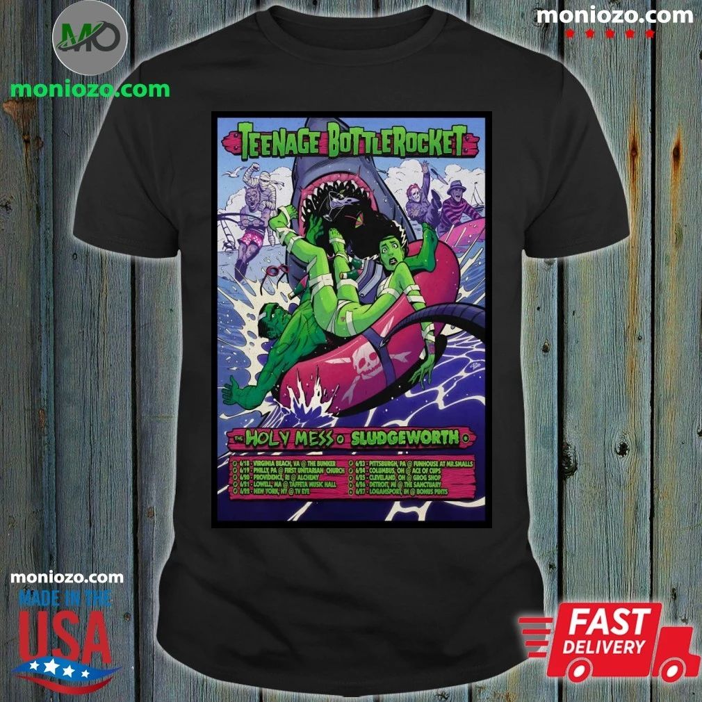 Teenage Bottlerocket 2026 Spring Shows Poster T-Shirt