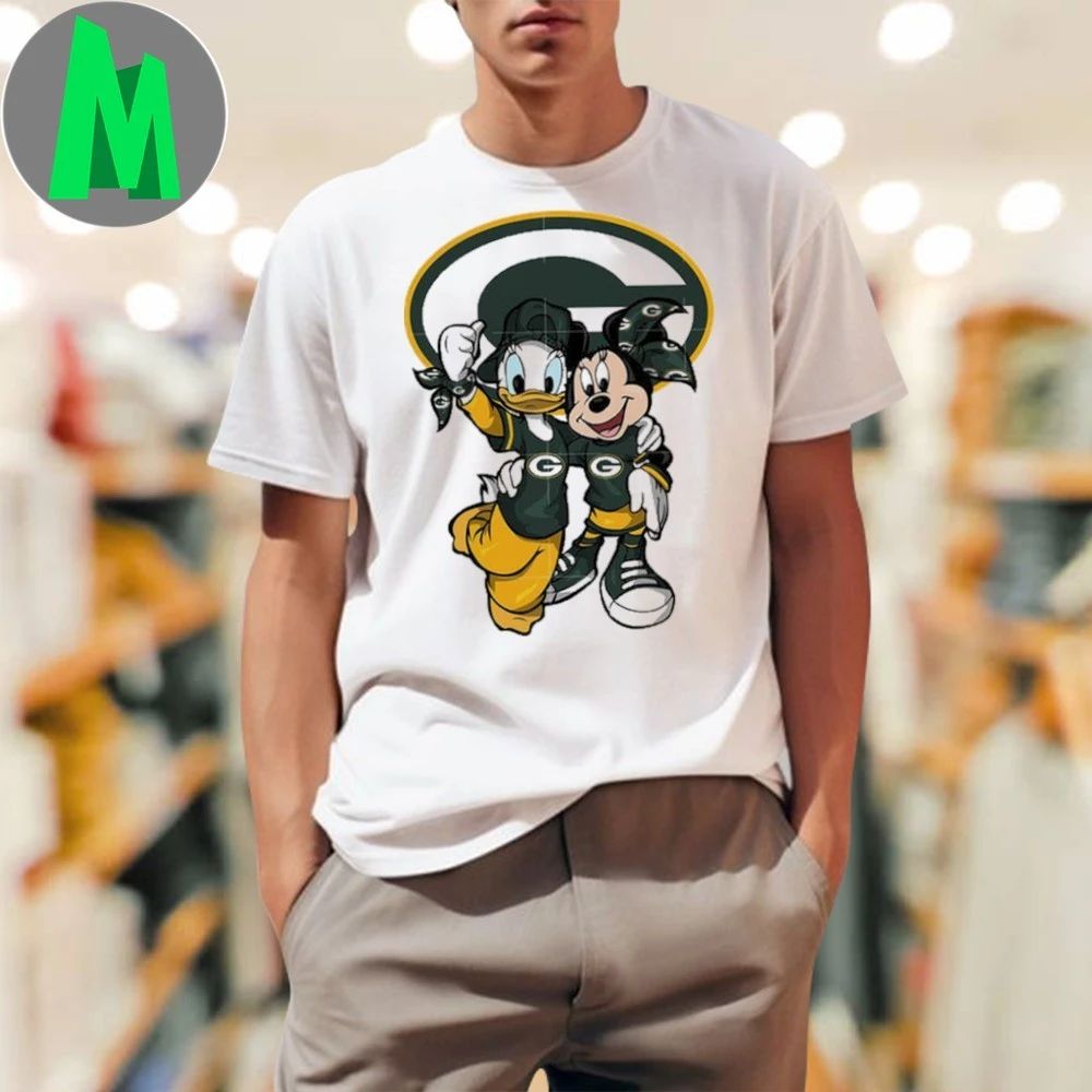 Daisy Minnie Green Bay Packers Logo 2025 Shirt