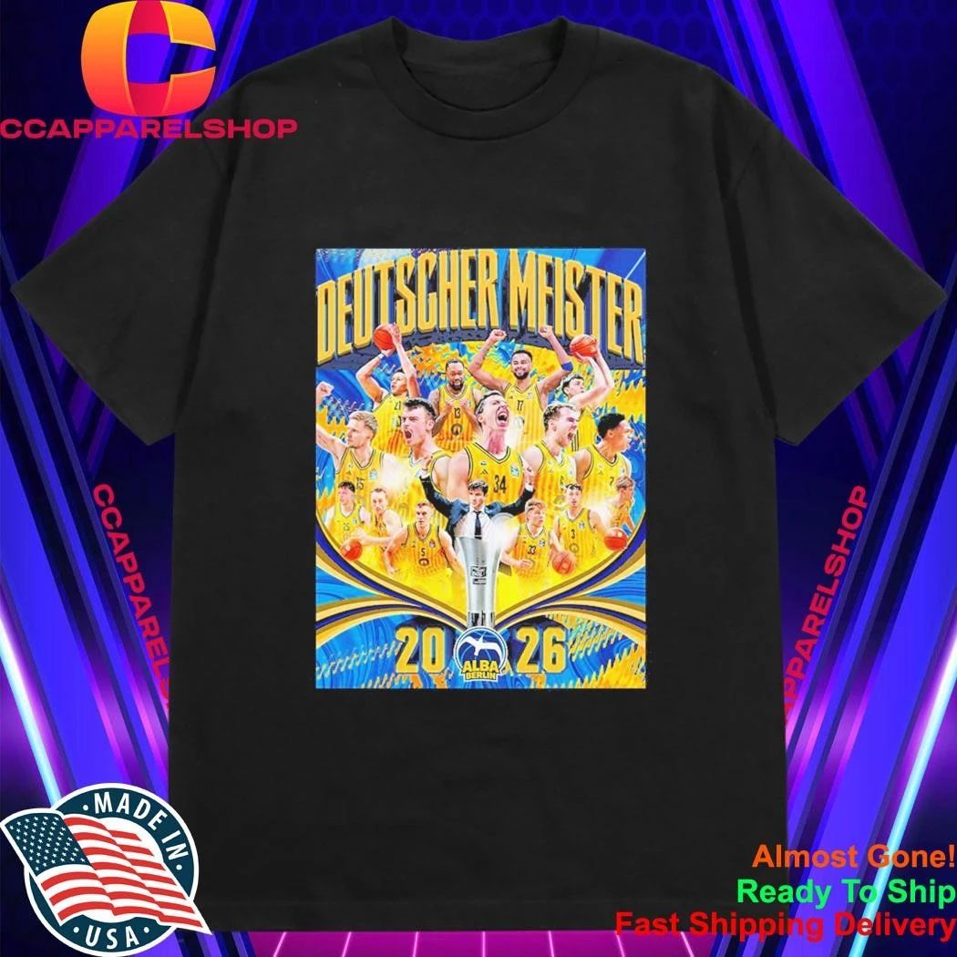 Alba Berlin Are Your 2025-26 Basketball Bundesliga Champions Shirt