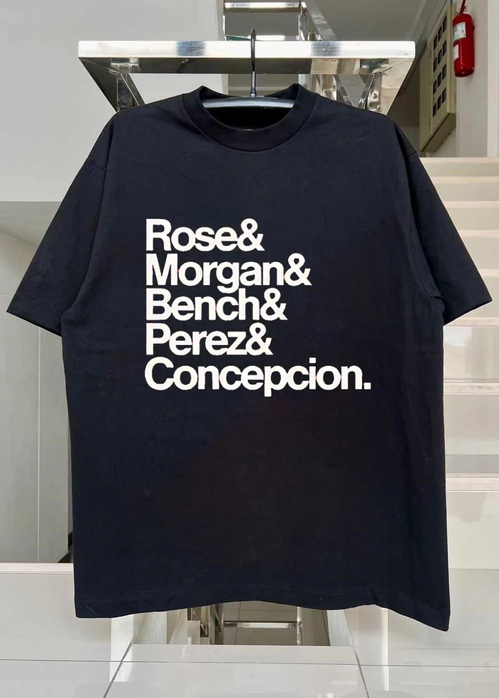 Rose Morgan Bench Perez Concepcion shirt