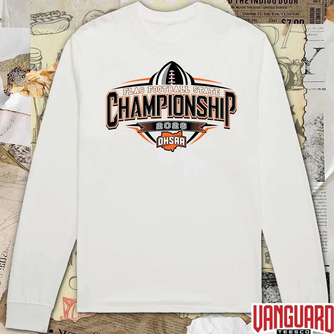 2026 OHSAA Pop-Up Shop Tee Football State Championship Logo t-shirt