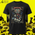 Metallica Glasgow Main Show Cat Sith T-shirt By Michelle KamMei Harve For M72 Glasgow Scotland On June 25 2026 At Hampden Park