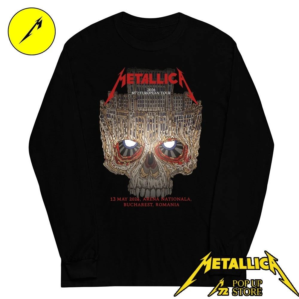 Metallica 2026 M72 European Tour May 13, 2026 Arena nationala, Bucharest , Romania by Matei Apostolescu Shirt