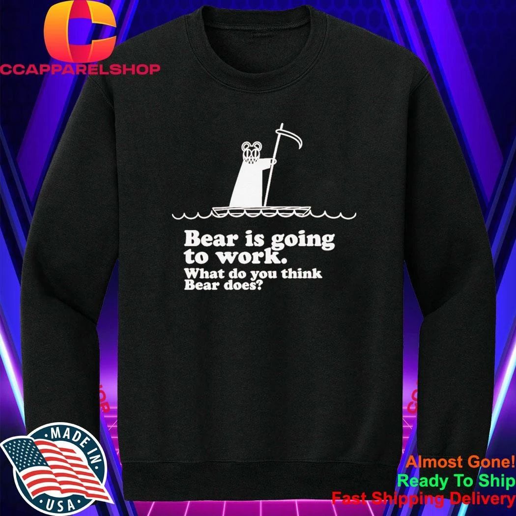 Jason Bateman NBA 2026 Finals Game 3 Radiohead Bear Is Going To Work Shirt