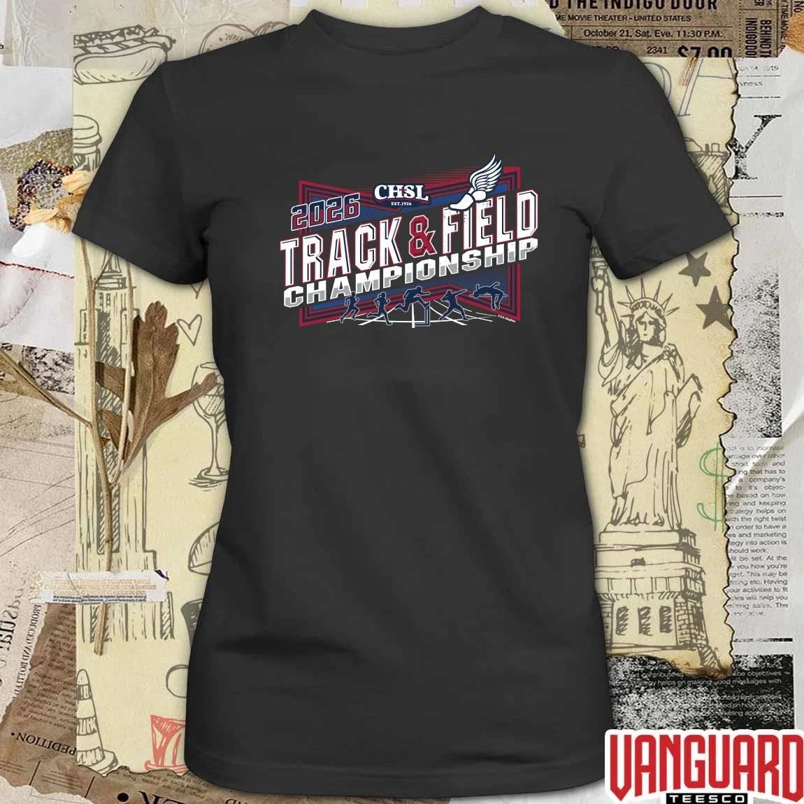 2026 CHSL Track & Field Championship Logo t-shirt