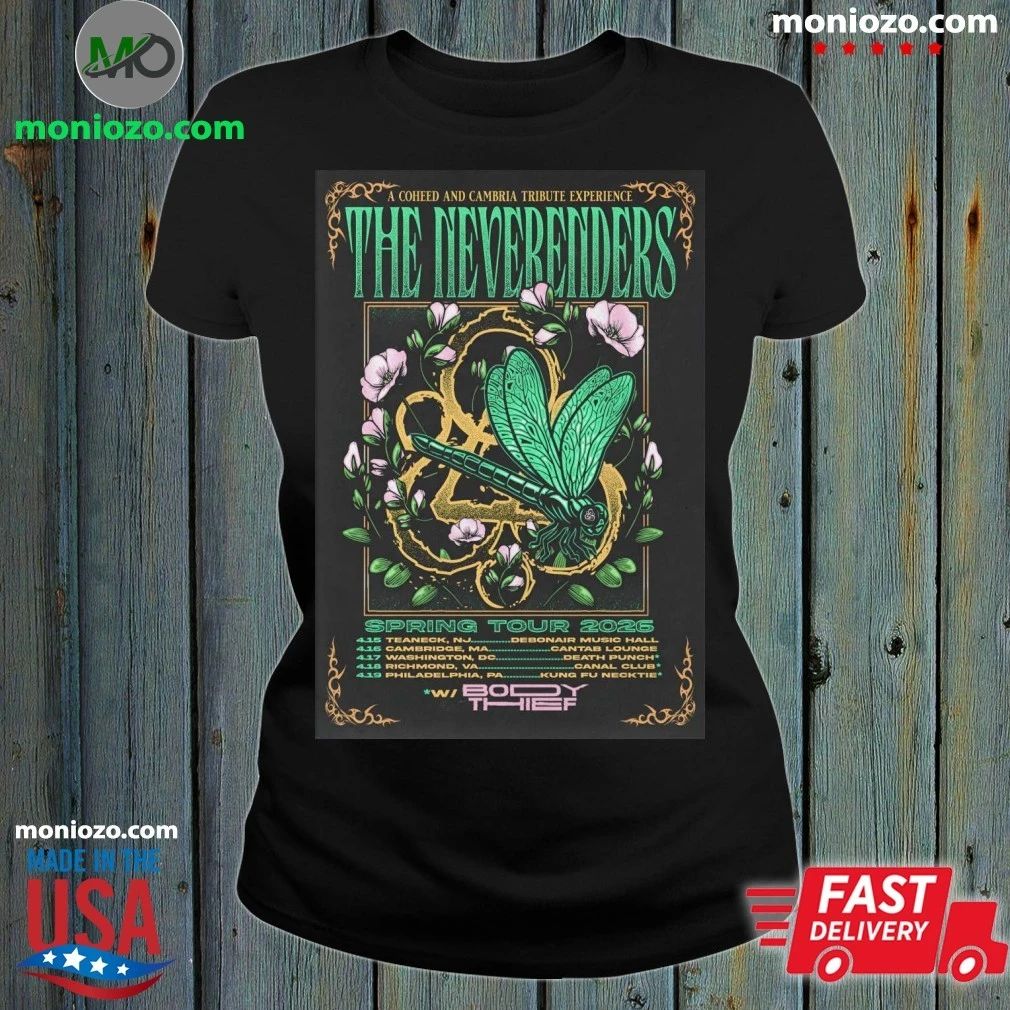 The Neverenders Spring 2026 Tour Poster Shirt