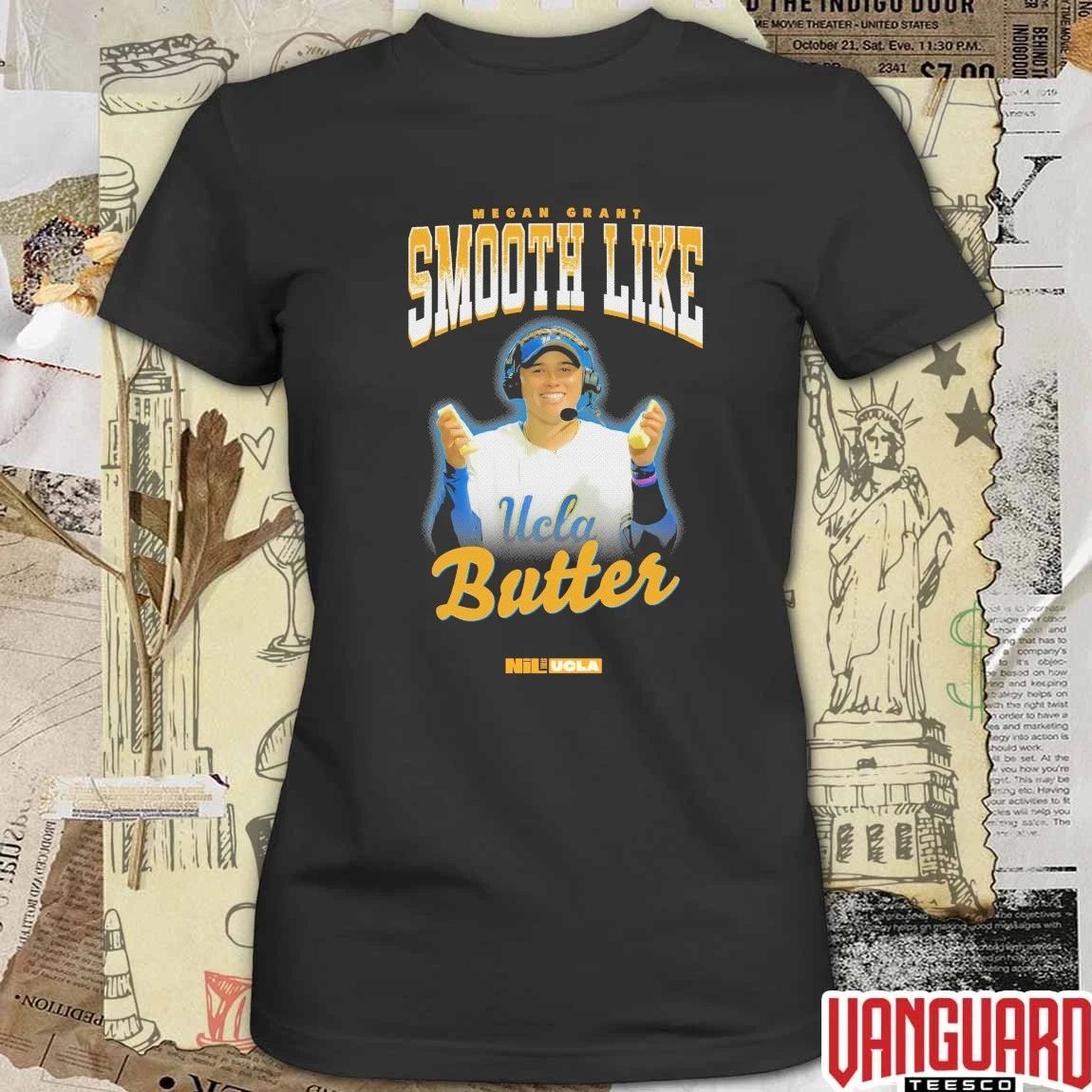 Megan Grant Smooth Like Butter UCLA Bruins Softball t-shirt