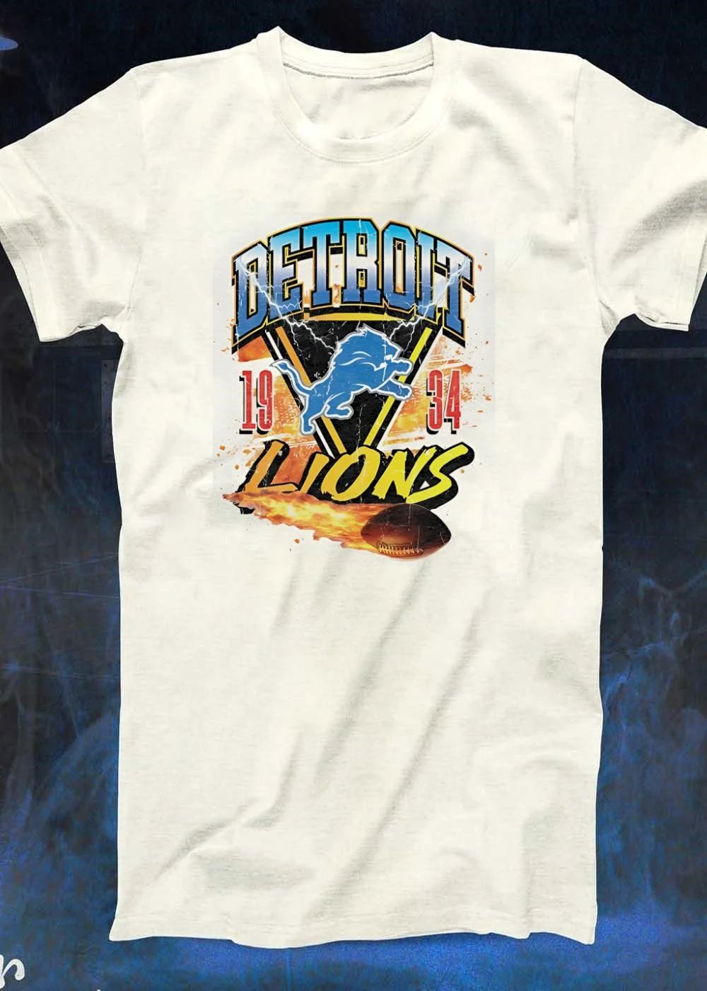 Detroit Lions Fan Gear’ Detroit Lions 19 34 T-Shirt