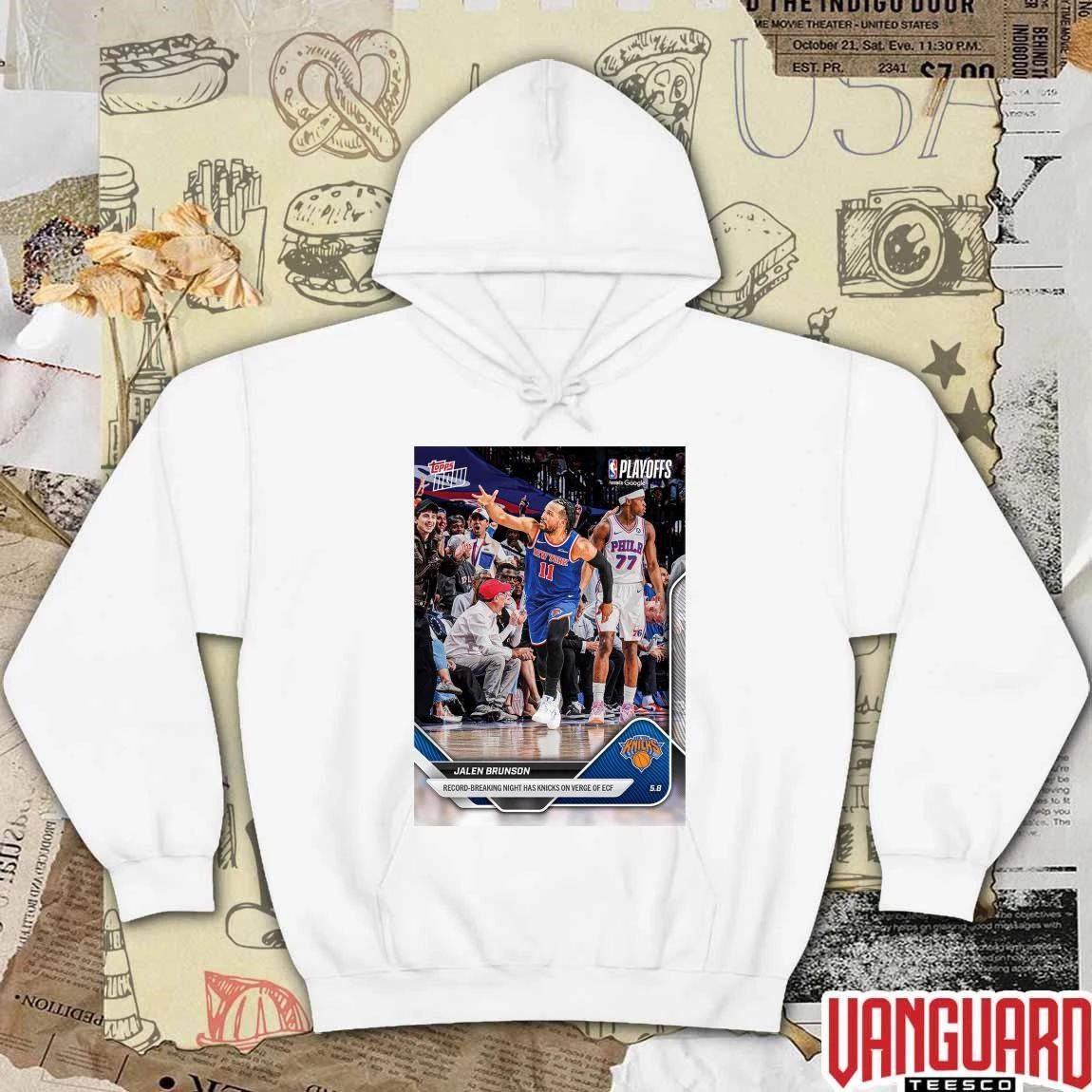 Jalen Brunson Record-Breaking Night Has Knicks On Verge Of ECF – 2025-26 NBA Topps NOW t-shirt