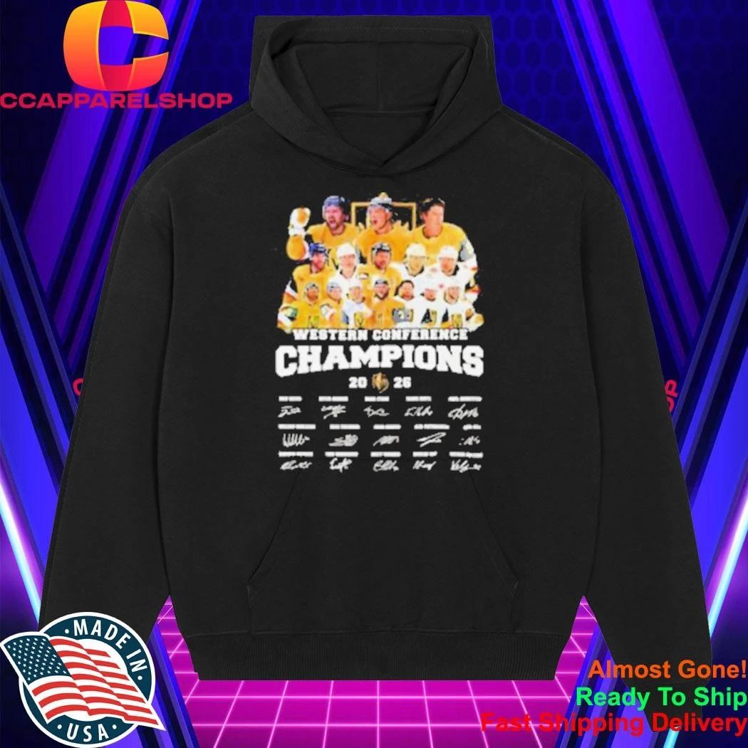 Vegas Golden Knights Players Western Conference Champions Shirt