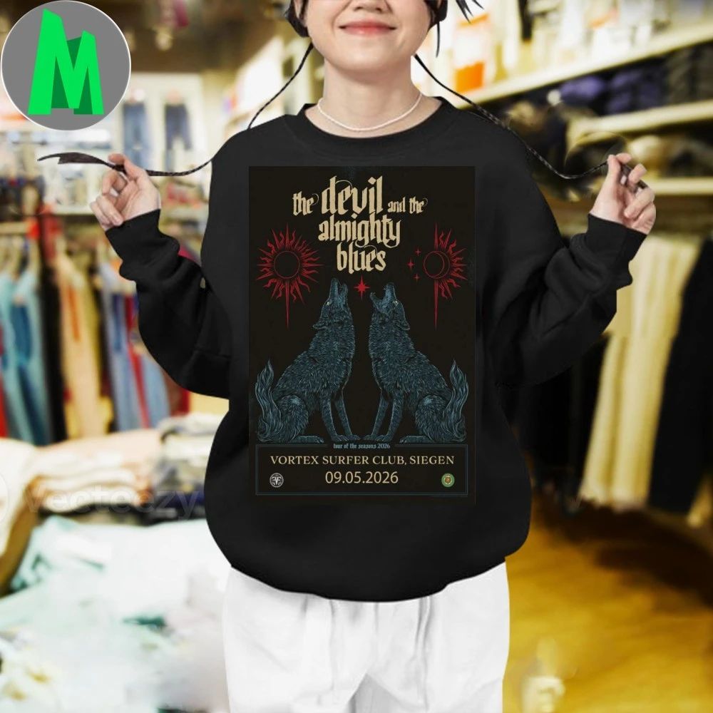 The Devil And The Almighty Blues Tour 2026 Poster Shirt