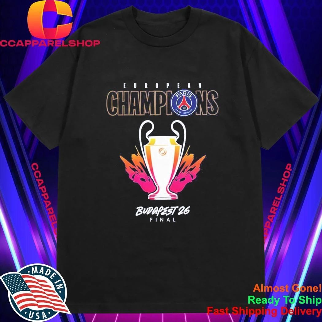 PSG Budapest 2026 UCL Final Winners shirt