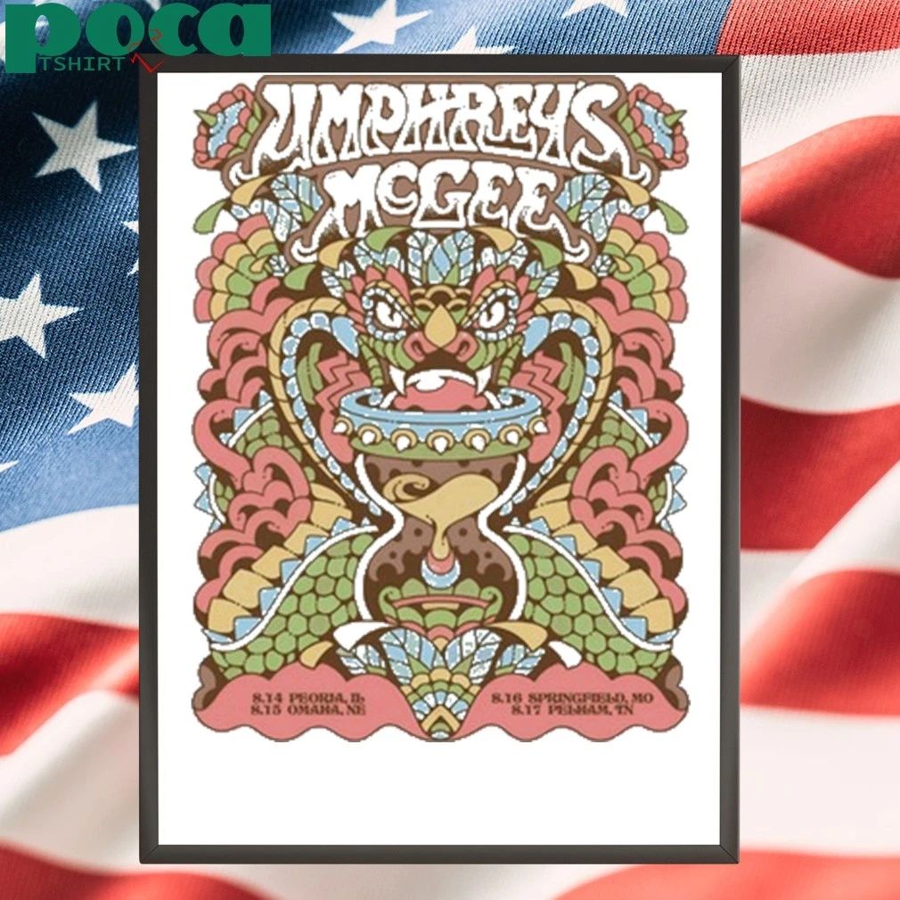 Umphrey’s McGee Midwestern Rock Shows August 2025 Shirt