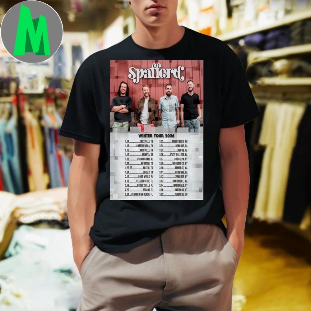 Spafford Winter Tour 2026 Poster Shirt