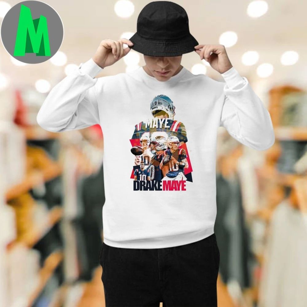 Drake Maye Football Shirt