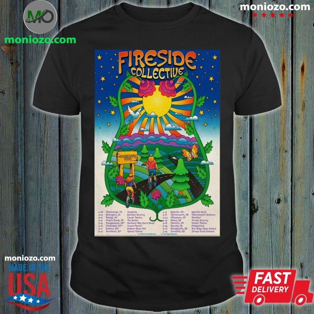 Fireside Collective Spring Tour 2026 Poster Shirt