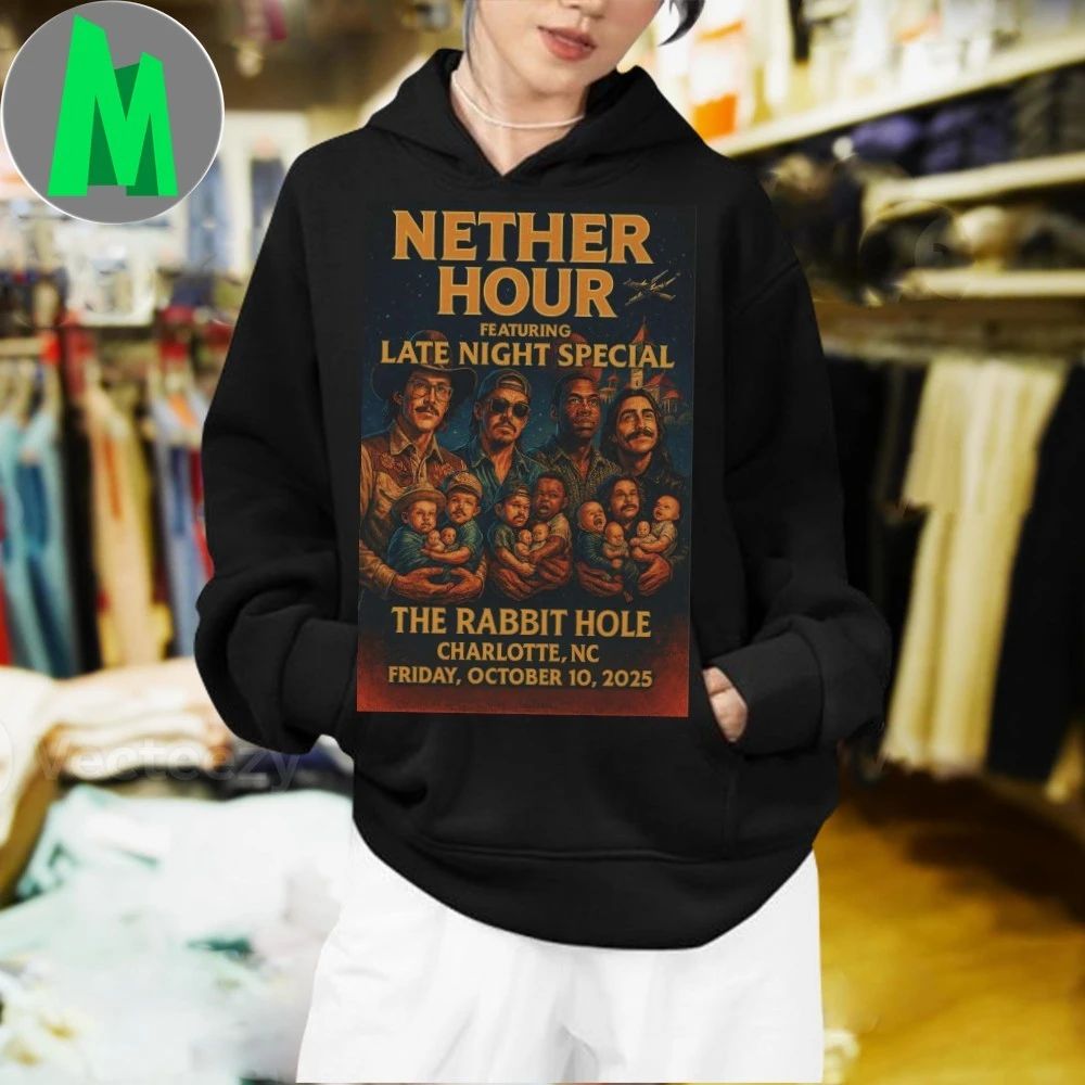 Nether Hour Oct 10 2025 Charlotte, NC Poster Shirt
