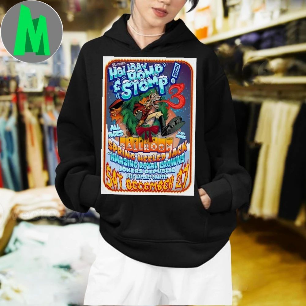 Spring Heeled Jack’s Holiday Romp 12.27.2025 Hamden CT Poster Shirt