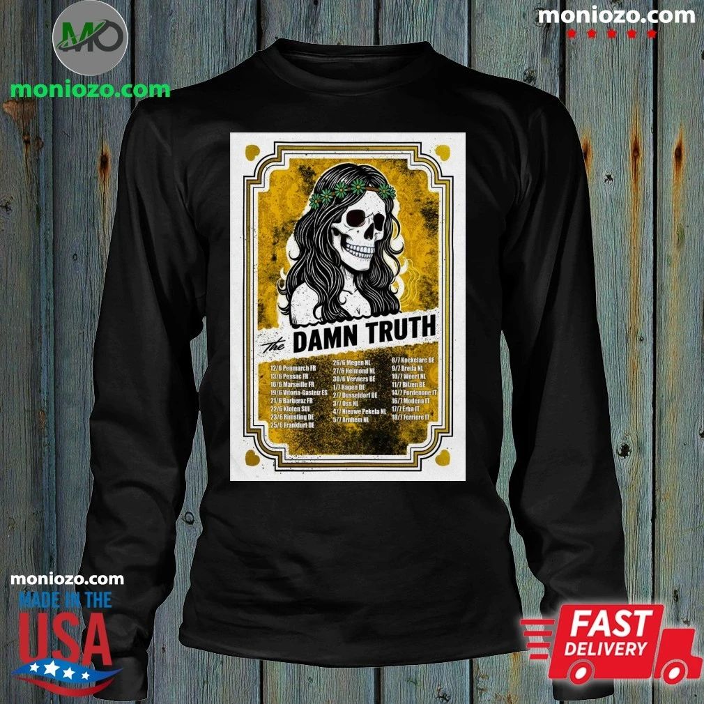 The Damn Truth Europe 2026 Tour Poster Shirt – Perfect Gift for Men & Women